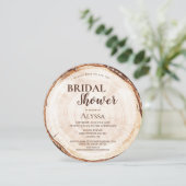 Rustiek Vrijgezellenfeest Houten Gesneden Graan Cu Kaart (Staand voorkant)