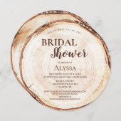 Rustiek Vrijgezellenfeest Houten Gesneden Graan Cu Kaart (Voorkant / Achterkant)