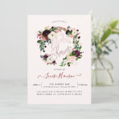 Rustiek Vrijgezellenfeest, Waterverf Bourgondische Kaart (Staand voorkant)