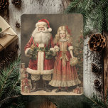 Rustiek Vrolijk Kerstfeest Met Sinterklaas Feestdagenkaart<br><div class="desc">Vier de warmte en charme van het vakantieseizoen met onze rustieke vrolijke kerst Kaart. Deze prachtig ontworpen kaart legt de essentie van een gezellige,  landelijke kerst vast met zijn handgemaakte look en feel.</div>