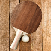 Rustiek Walnoot hout Tafeltennisbatje