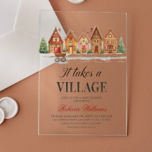 Rustiek wandelwagendorp herbergt Winter Baby showe