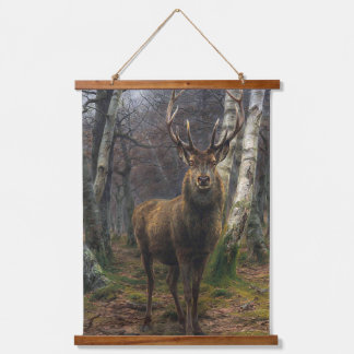 Rustiek wandtapijt, eland hangend wandkleed