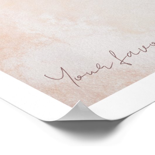 Rustiek warm abstract schilderij herfst muurkunst poster (Hoek)