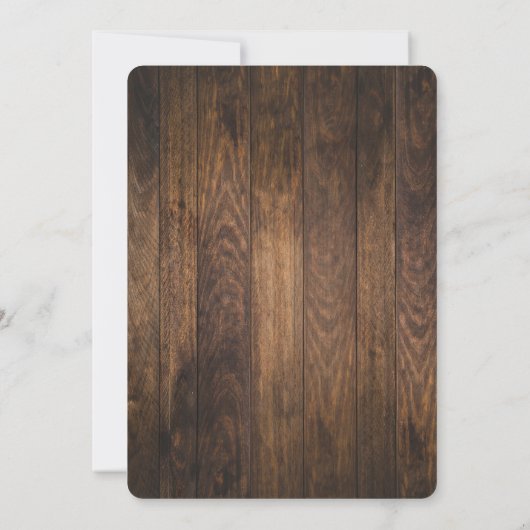 Rustiek We doen nog steeds BBQ Wedding Jubileum Kaart (Achterkant)