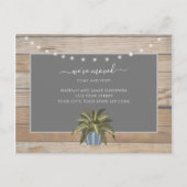 Rustiek We hebben de aankondiging van het nieuwe H Briefkaart (Voorkant)