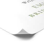 Rustiek Welkom Vers van de Markt Vrijgezellenfeest Poster (Hoek)