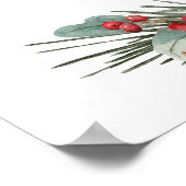 Rustiek welkomstbord - Kerst Vrijgezellenfeest Poster (Hoek)