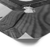 Rustiek welkomstbord kom alsjeblieft in Poster (Hoek)