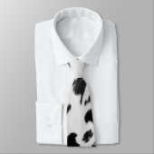 Rustiek Western Country Zwart Wit Koeienhuid Stropdas (Gebonden)