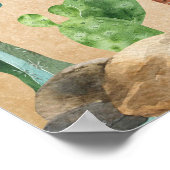 Rustiek Western Cowboy Verjaardag Welkomstbord Poster (Hoek)