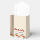 Rustiek Western Hoefijzer Baby shower Bedankdoosjes (Geopend)