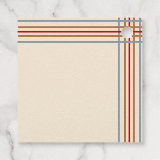 Rustiek Western Hoefijzer Baby shower Bedankjes Labels (Achterkant)