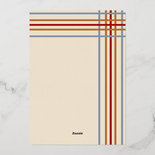 Rustiek Western Hoefijzer Baby shower Folie Uitnodiging (Achterkant)