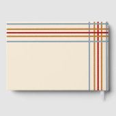 Rustiek Western Hoefijzer Baby shower Gastenboek (Achterkant)