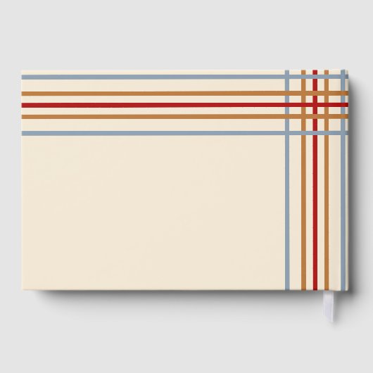 Rustiek Western Hoefijzer Baby shower Gastenboek (Achterkant)