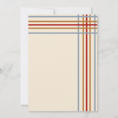 Rustiek Western Hoefijzer Baby shower Kaart (Achterkant)