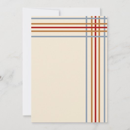 Rustiek Western Hoefijzer Baby shower Kaart (Achterkant)