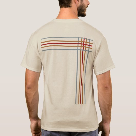 Rustiek Western Hoefijzer Baby shower T-shirt (Achterkant)