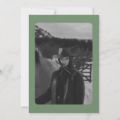 Rustiek Western kalligrafisch Vrijgezellenfeest Kaart (Achterkant)