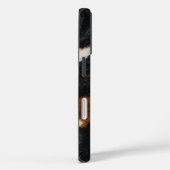 Rustiek Western Koeienhuid Patroon met Naam Case-Mate iPhone Case (Achterkant / Rechts)