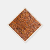 Rustiek western land cowboy bruiloft gunst servet (Hoek)