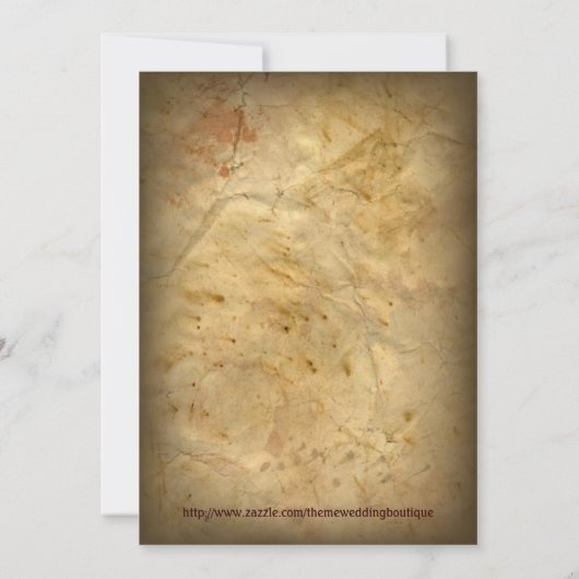 Rustiek western land cowboy vrijgezellenfeest kaart (Achterkant)