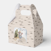 Rustiek Western Olifant Cowboy Boy Baby shower Bedankdoosjes (Voorkant Zijde)