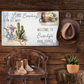 Rustiek Western Olifant Cowboy Boy Baby shower Spandoek