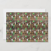 Rustiek Western Rodeo Cowboy Verjaardagsfeest Kaart (Achterkant)