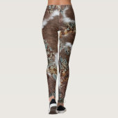 Rustiek Western Stijl Koeienhuid Cowgirl Leggings (Achterkant)