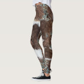 Rustiek Western Stijl Koeienhuid Cowgirl Leggings (Links)