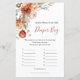 Rustiek Wildflower Baby shower Wat zit er in een l