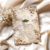 Rustiek Wildflower Bloom Afstuderen Kaart