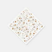 Rustiek Wildflower Vrijgezellenfeest Servet (Hoek)