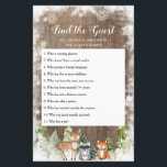 Rustiek Winter Animal Woodland Zoek de gast<br><div class="desc">Rustic Winter Animal Woodland Vind het Gastspel</div>