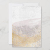 Rustiek Winter Citrus Pine Baby shower Kaart (Achterkant)