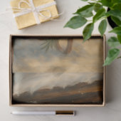Rustiek Winter Slede Blokhut Decoupage Tissuepapie Tissuepapier (Geschenk)