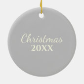 Rustiek winterblad keramisch ornament (Achterkant)