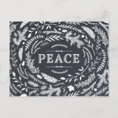 Rustiek wintervakantie Briefkaart (Voorkant)