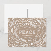 Rustiek wintervakantie Briefkaart (Voorkant / Achterkant)