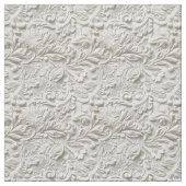 Rustiek wit bewerkt leer stof (Swatch)