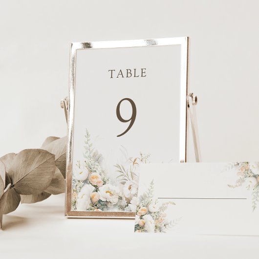 Rustiek Wit Elegant Kaart