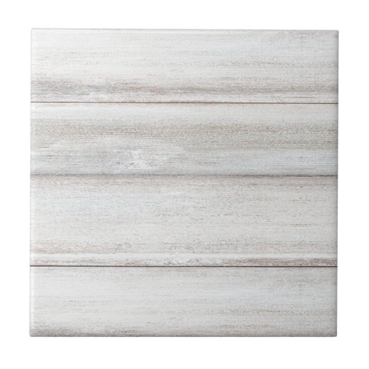 Rustiek Wit Hout Houten Uiterlijk Tegeltje (Voorkant)