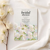 Rustiek wit hout roze munt rozen Vrijgezellenfeest Kaart