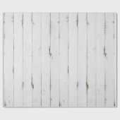 Rustiek Wit Houten Inpakpapier (Vlak)