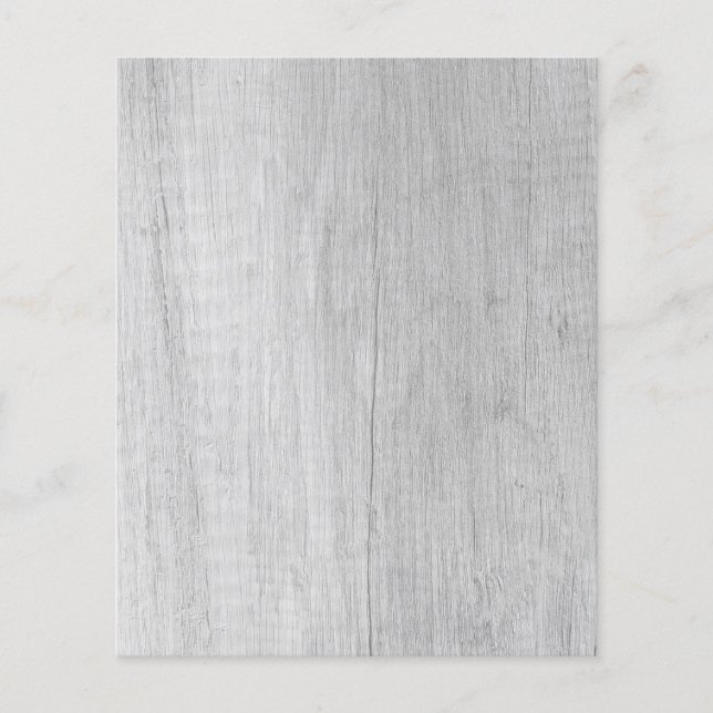 Rustiek Wit Houtner Scrapbookpapier (Voorkant)