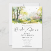 Rustiek Woodland Spring Forest Vrijgezellenfeest Kaart (Voorkant)