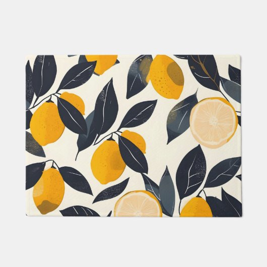 rustiek zomerlimonadeblad deurmat (Voorkant)