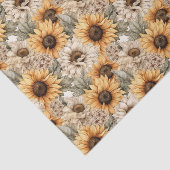 Rustiek Zonnebloem Decoupage Craft Tissue Papier (Detail)